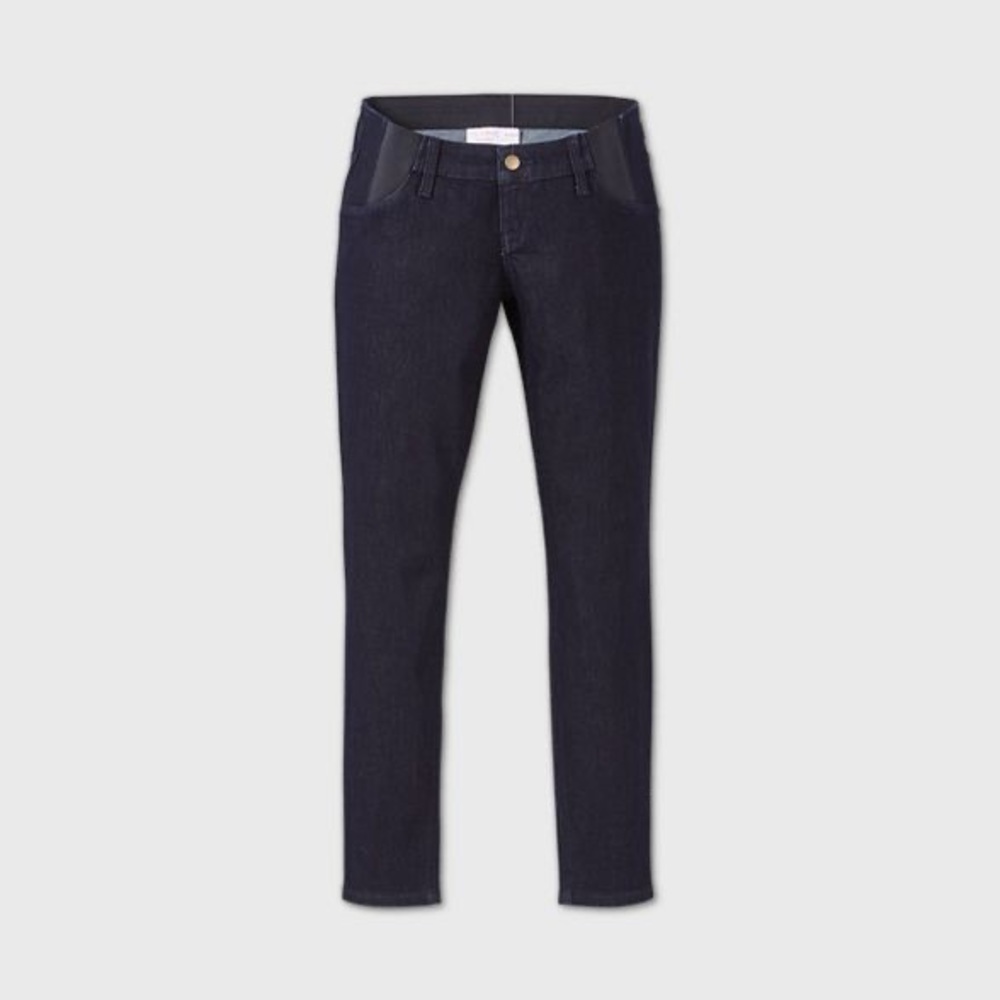 Isabel maternity jeans/ jeggings dark rinse wash